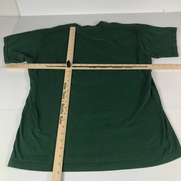 Vintage 1990's The Offspring Shirt Men's Medium Green Graphic Print Short Sleeve - Picture 7 of 9